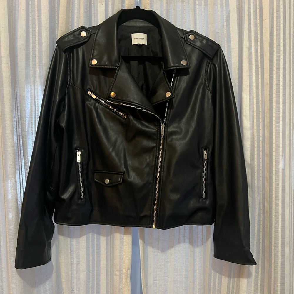 Nine West faux leather jacket
